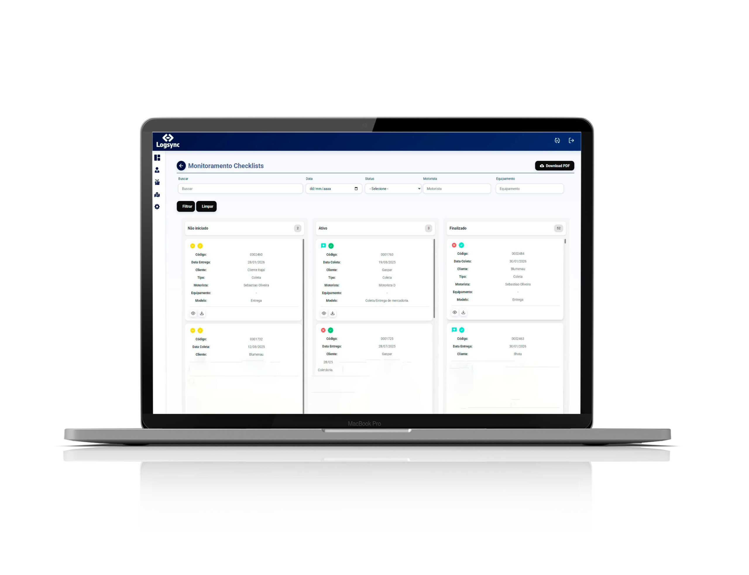 Sistema Checklist da Logsync