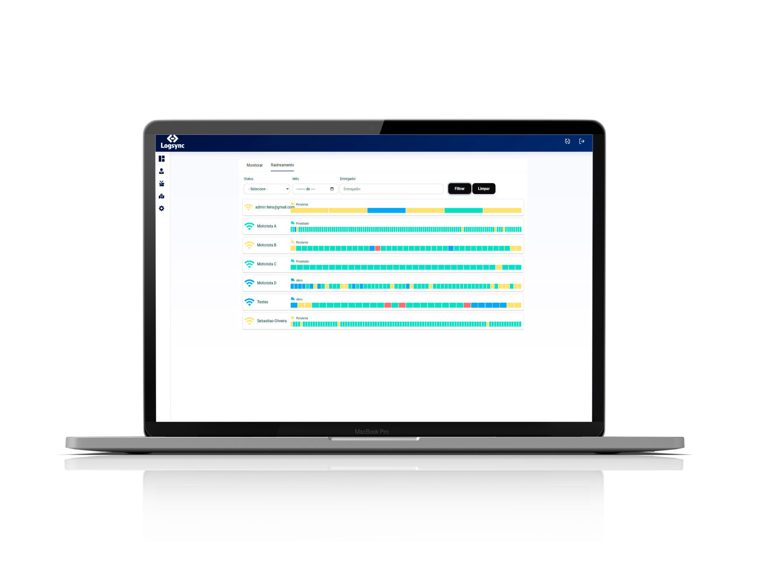 Web-Rastreabilidade Sistema Coleta e Entrega